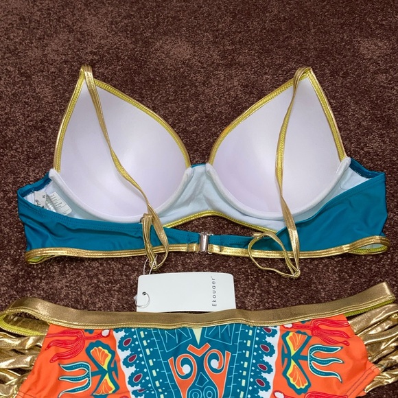 NWT women’s size XL 2 piece swimsuit - Picture 4 of 8